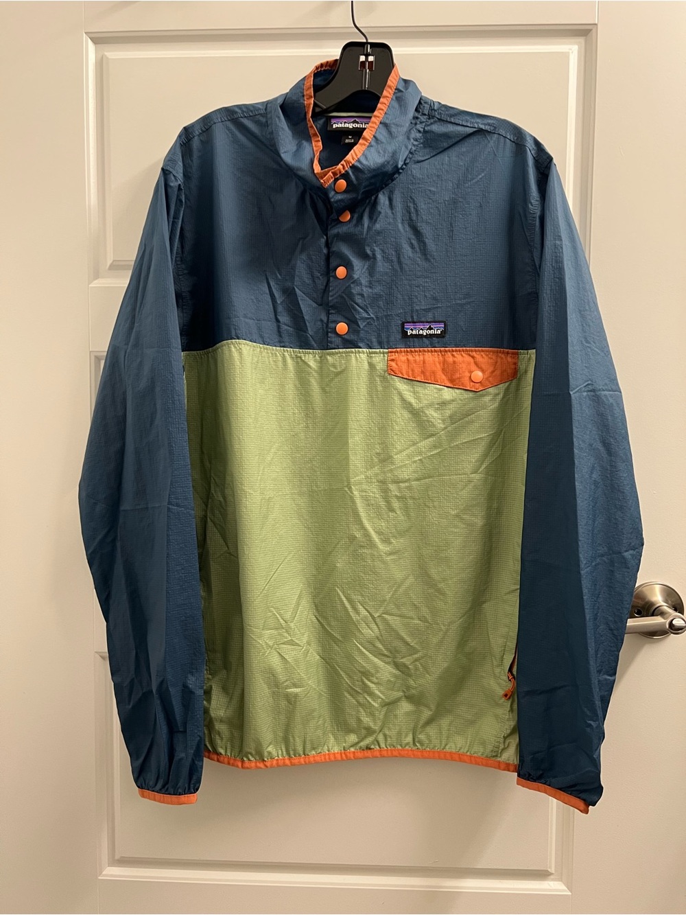 Patagonia Men’s Snap-t Houdini Anorak Pullover Jacket Windbreaker Medium